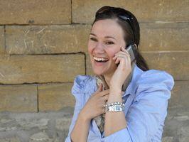 Frau-am-Telefon